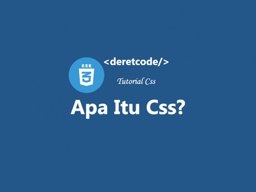 Tutorial Lengkap Belajar Css Apa Itu Css